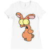 zombie bunny Ladies Fitted T-Shirt