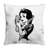 snow white Throw Pillow