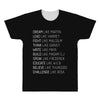 Dream Like Martin All Over Men's T-shirt