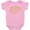 a diva Baby Bodysuit