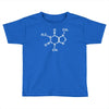 caffeine molecule gamer nerd geek science funny Toddler T-shirt