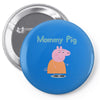 peppa pig mommy pig Pin-back button
