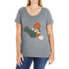 the falling italian Ladies Curvy T-Shirt