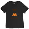 funny coffee V-Neck Tee