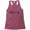 Heart Beats Mountain Racerback Tank