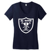 al davis rip Women's V-Neck T-Shirt