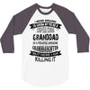 Super Cool Granddad Of A Freaking Awesome Granddaughter 3/4 Sleeve Shirt