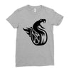 fangs dragon Ladies Fitted T-Shirt