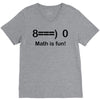 math is fun V-Neck Tee
