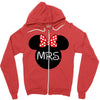 Mr. and Mrs. Matching Zipper Hoodie