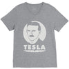 nikola tesla (2) V-Neck Tee