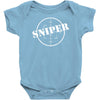 sniper fun Baby Onesie