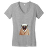 Vesikalik maymun Women's V-Neck T-Shirt