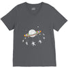 saturn go round V-Neck Tee
