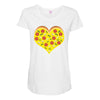 pizza lover Maternity Scoop Neck T-shirt