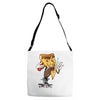 pizza smoking (2) Adjustable Strap Totes