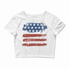 us flag Crop Top