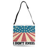 I Don't Kneel Adjustable Strap Totes