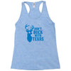 don't buck with texas funny Racerback Tank