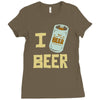 i beer beer Ladies Fitted T-Shirt