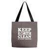 keep earth clean it's not uranus Tote Bags
