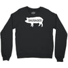 pig sausages funny Crewneck Sweatshirt