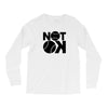not ok baseball Long Sleeve Shirts