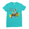 calvin hobbes Ladies Fitted T-Shirt