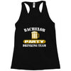 bachelor party drinking team wedding groomsmen bridal funny Racerback Tank