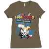 mighty hamthoro Ladies Fitted T-Shirt