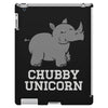 chubby unicorn rhino iPad 3 and 4 Case