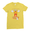 black meowgic Ladies Fitted T-Shirt