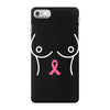 breast with pink ribbon iPhone 7 Case