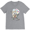 leaf cartoon V-Neck Tee