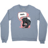 meh says honey badger Crewneck Sweatshirt