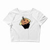 trump's brain Crop Top