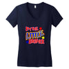 i'm the little brother Women's V-Neck T-Shirt