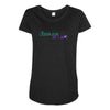 FAHRIE77 Maternity Scoop Neck T-shirt