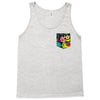 Flower Pocket Tank Top