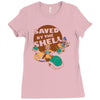saved by the shell Ladies Fitted T-Shirt
