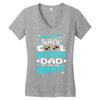 super cool autism dad Women's V-Neck T-Shirt
