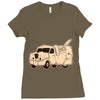the shaggin' wagon Ladies Fitted T-Shirt