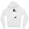 keep calm, we're all mad here Zipper Hoodie