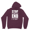 stop snow pression end winter funny Hoodie