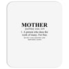 mother defined mothers day Mousepad