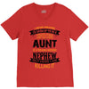 Super Cool Aunt Of A Freaking Awesome Nephew V-Neck Tee