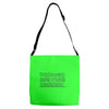 LIKE PARKOUR AND FREERUNNING Adjustable Strap Totes