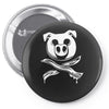 pig bacon cross bones pirate Pin-back button