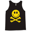 smiley pirate skull and crossbones Tank Top