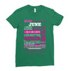 quens are born in june Ladies Fitted T-Shirt